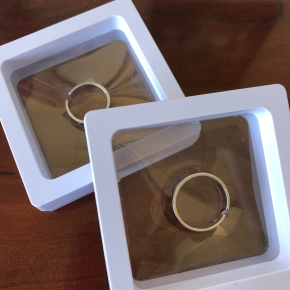 Van Gogh Starry Night Rings (2) - Picture 5 of 6